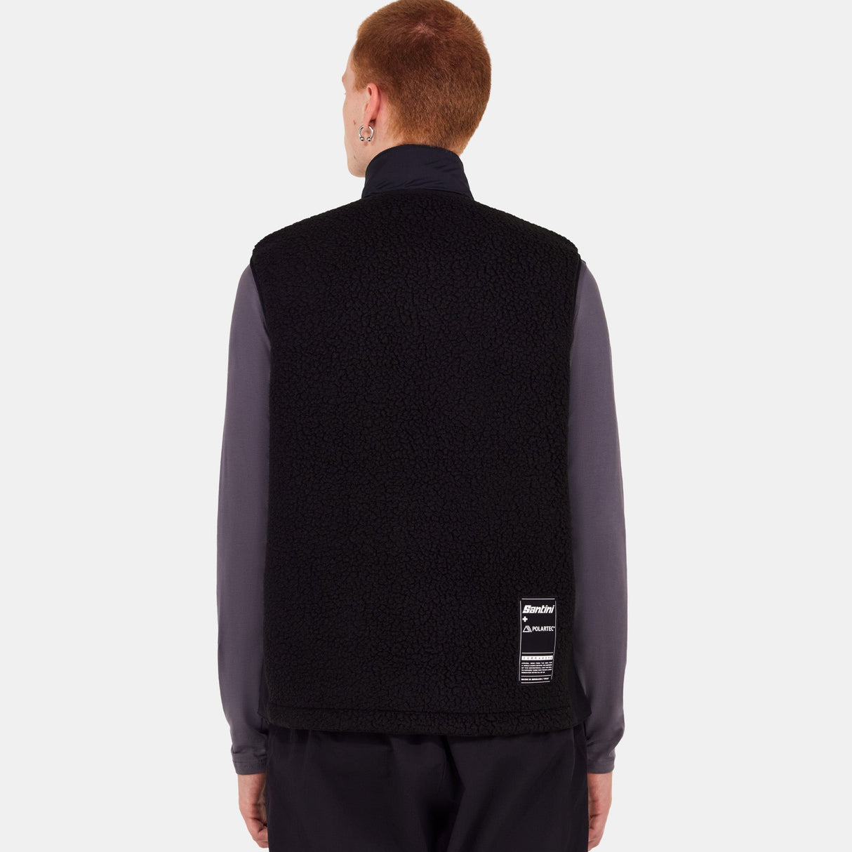 Santini Thermal Pro Fleece vest - Black