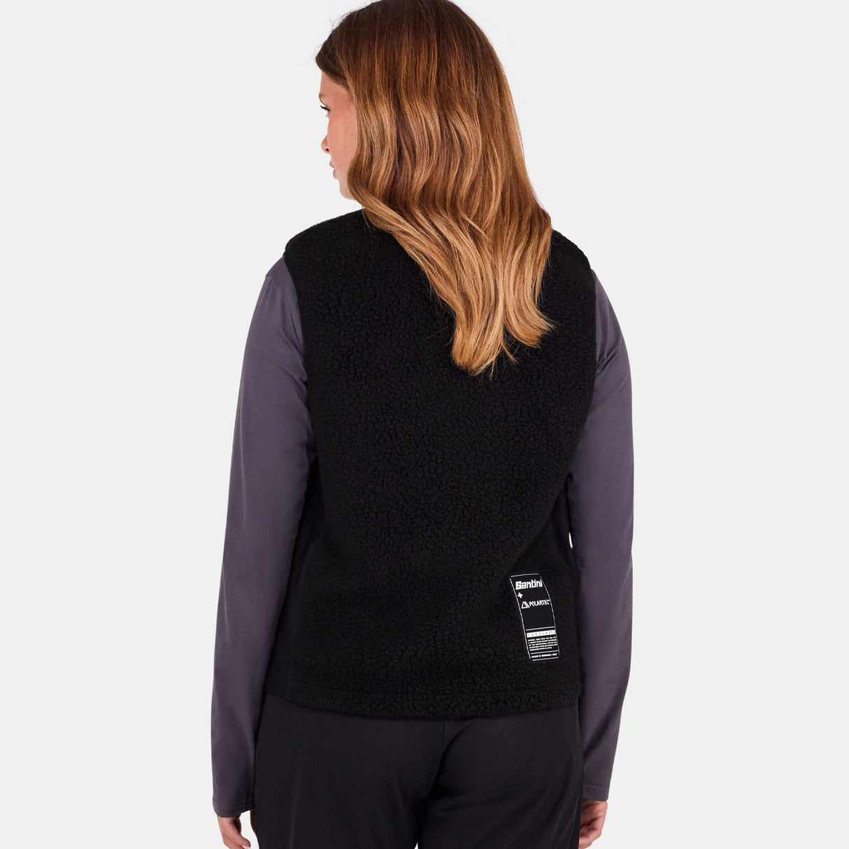 Santini Thermal Pro Fleece vest - Black