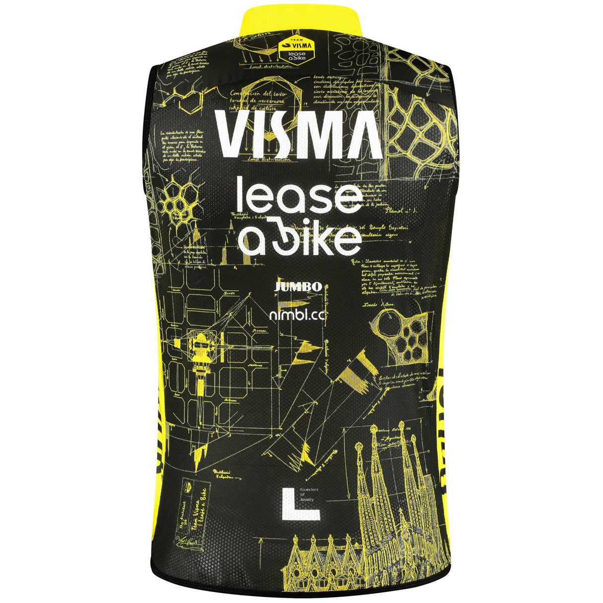 Gilet Team Visma Lease a bike 2026 Wind Dream Like a Champion - Tdf