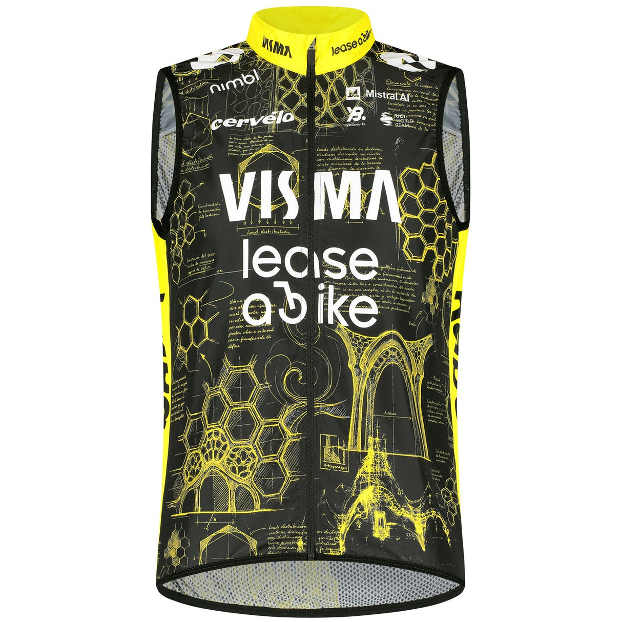 Gilet Team Visma Lease a bike 2026 Wind Dream Like a Champion - Tdf
