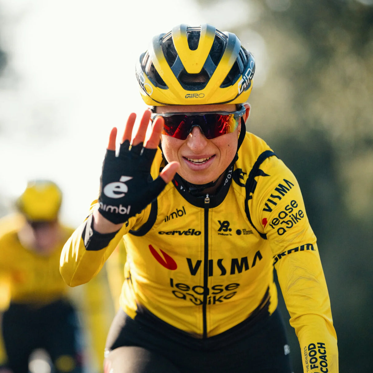 Guanti Team Visma Lease a bike 2026 Yellow B.