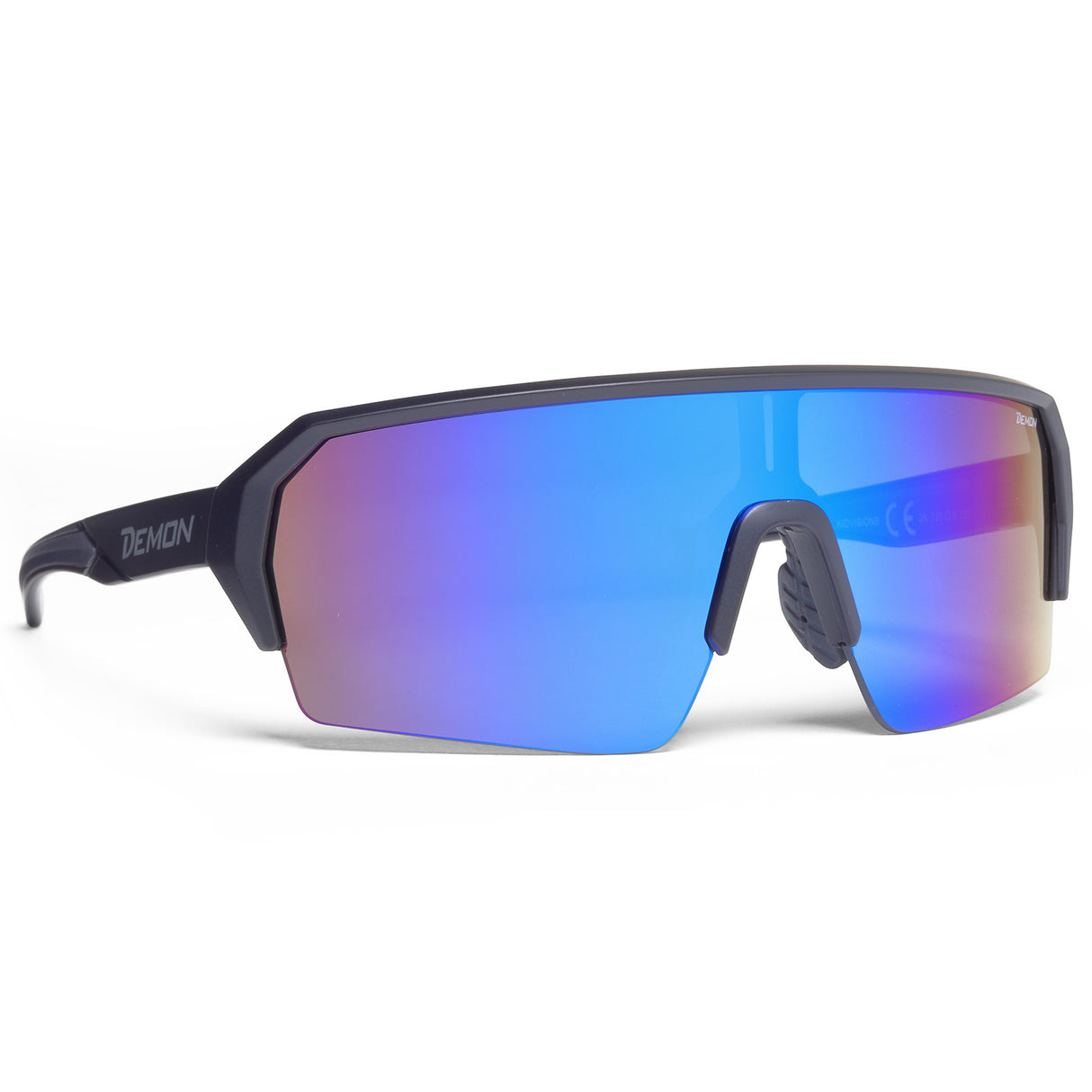 Lunettes Demon Kid Vision - Noir Mat Bleu