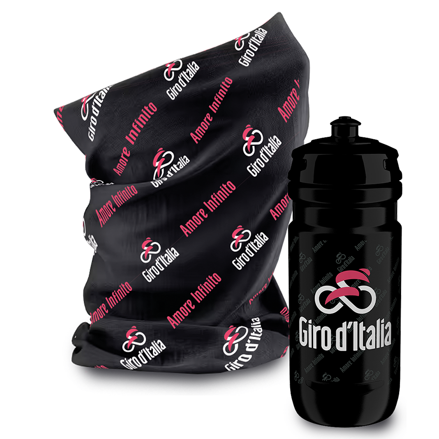 Trinkflaschen Kit Giro d'Italia Schwarz