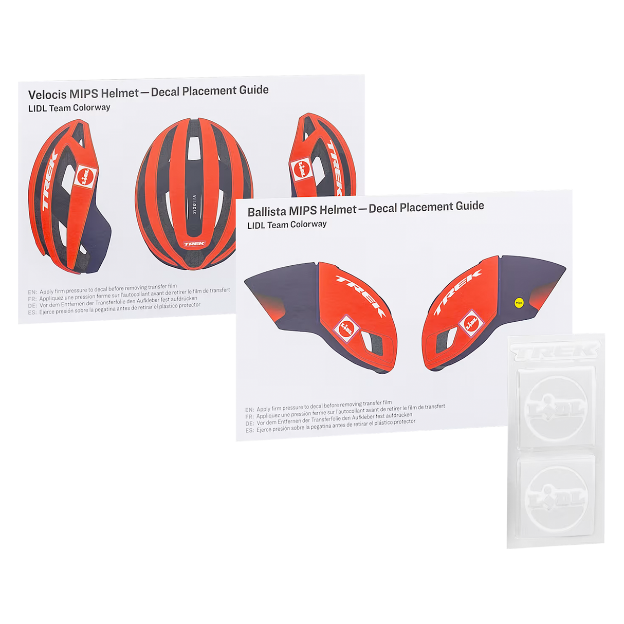 Trek Lidl-Trek Aufkleber-Set für Helm
