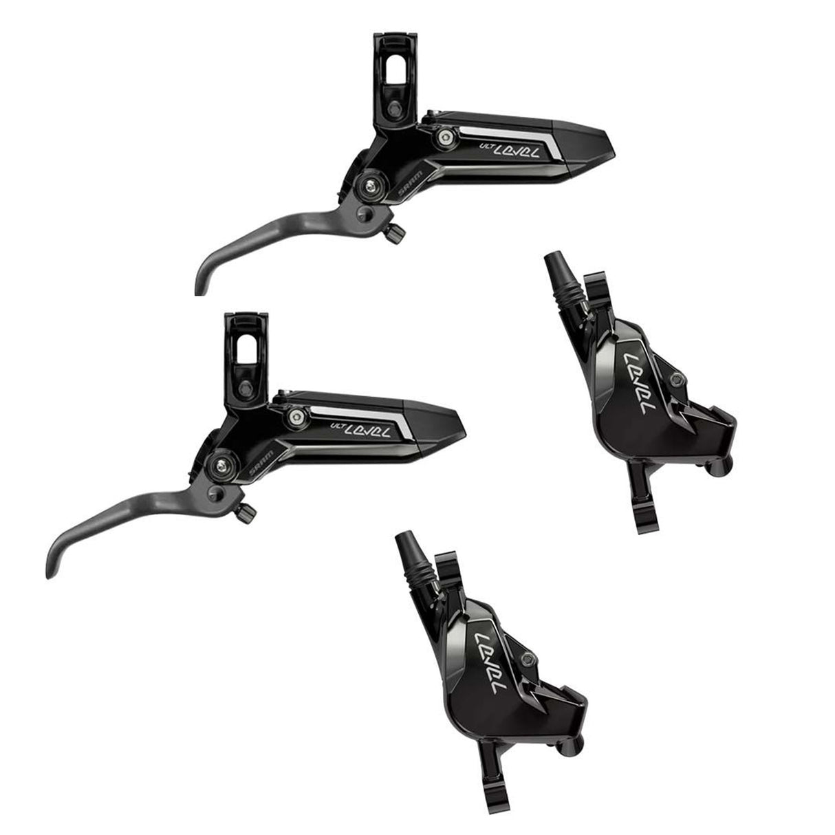Kit freno a disco idraulico Sram Level Ultimate Stealth - Nero Sram