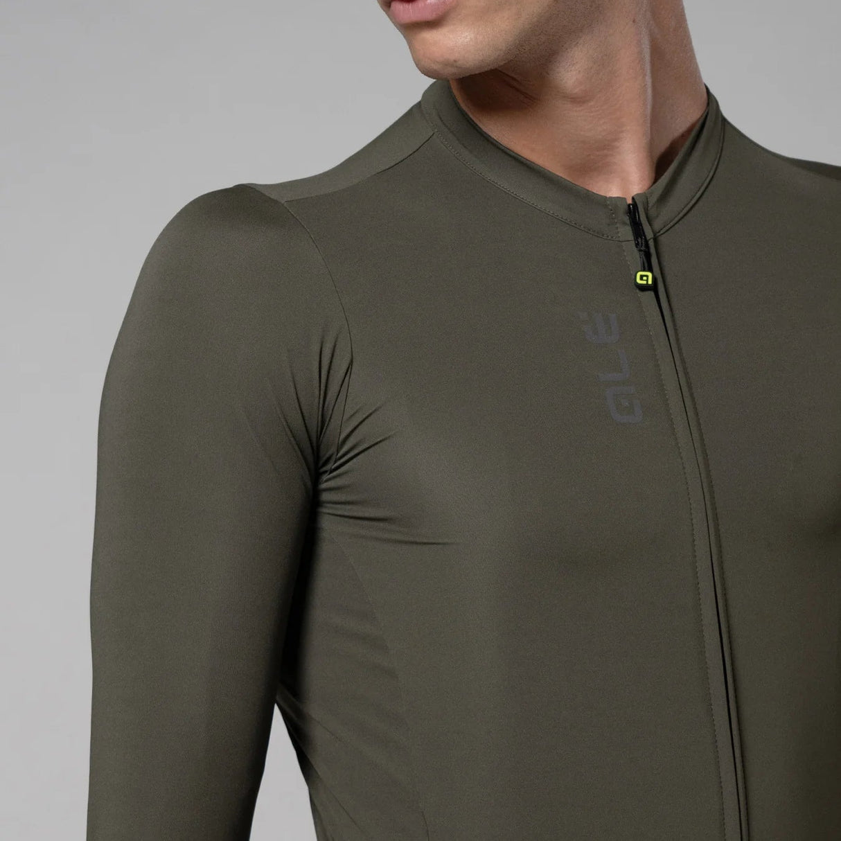 Maglia maniche lunghe Ale Pragma Color Block - Verde - G