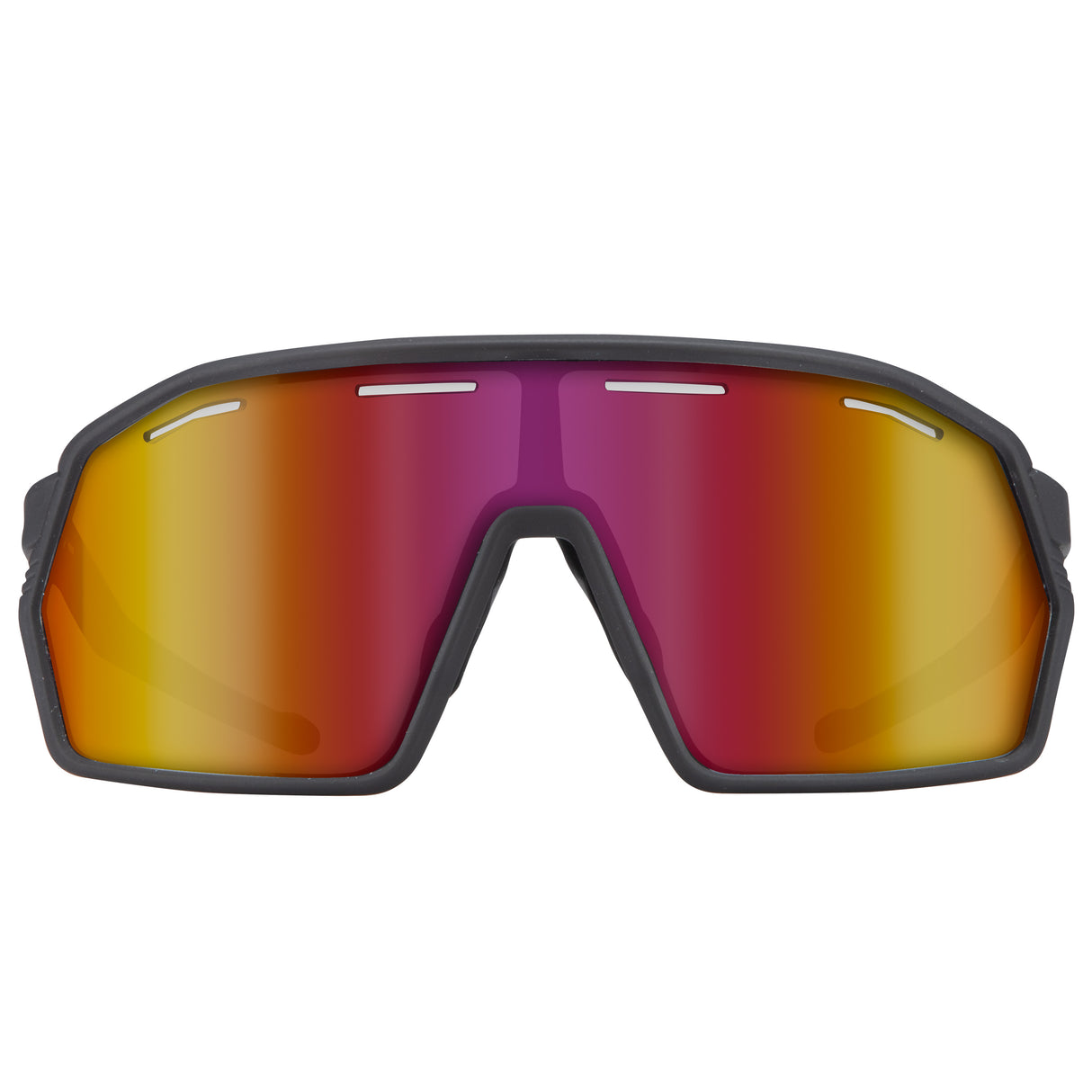 Occhiali Hoxxo Tephra Air lente rossa - Nero opaco - A