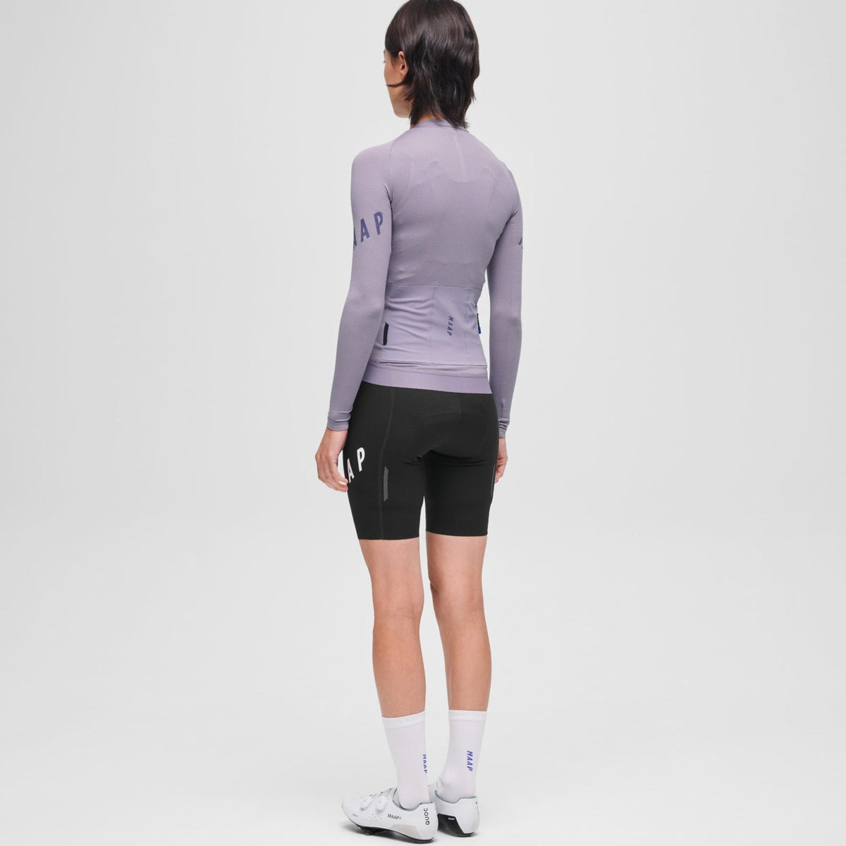 Maglia donna maniche lunghe Maap Apex Aeon - Lavender grey