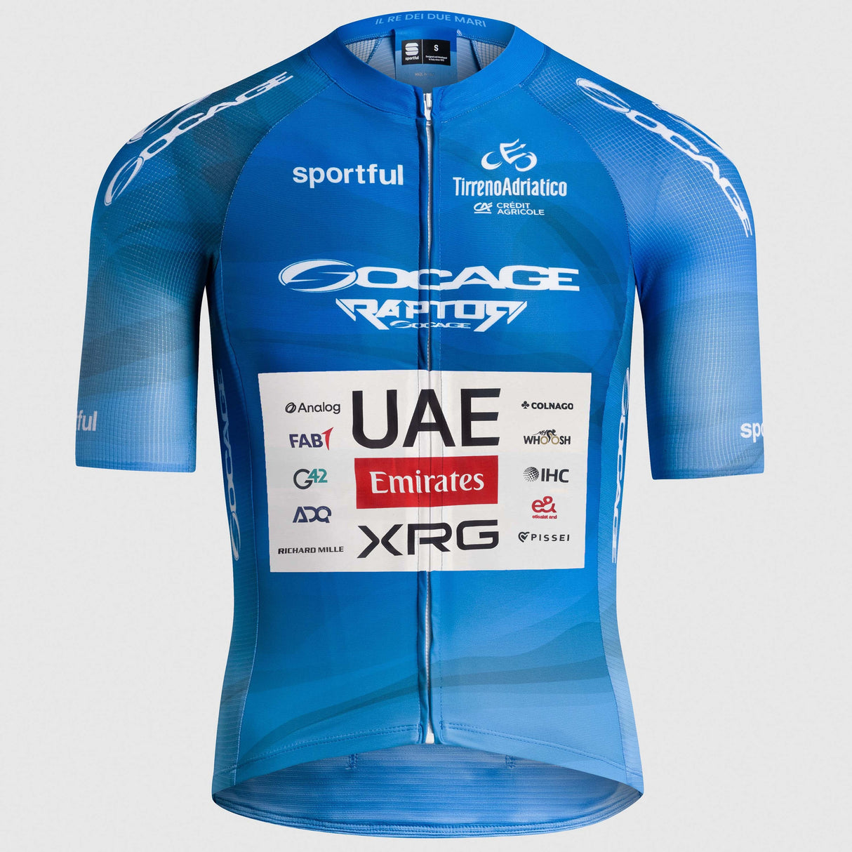 Maglia Azzurra Sportful Tirreno Adriatico 2026 Supernova - Uae Team Emirates XRG Sportful