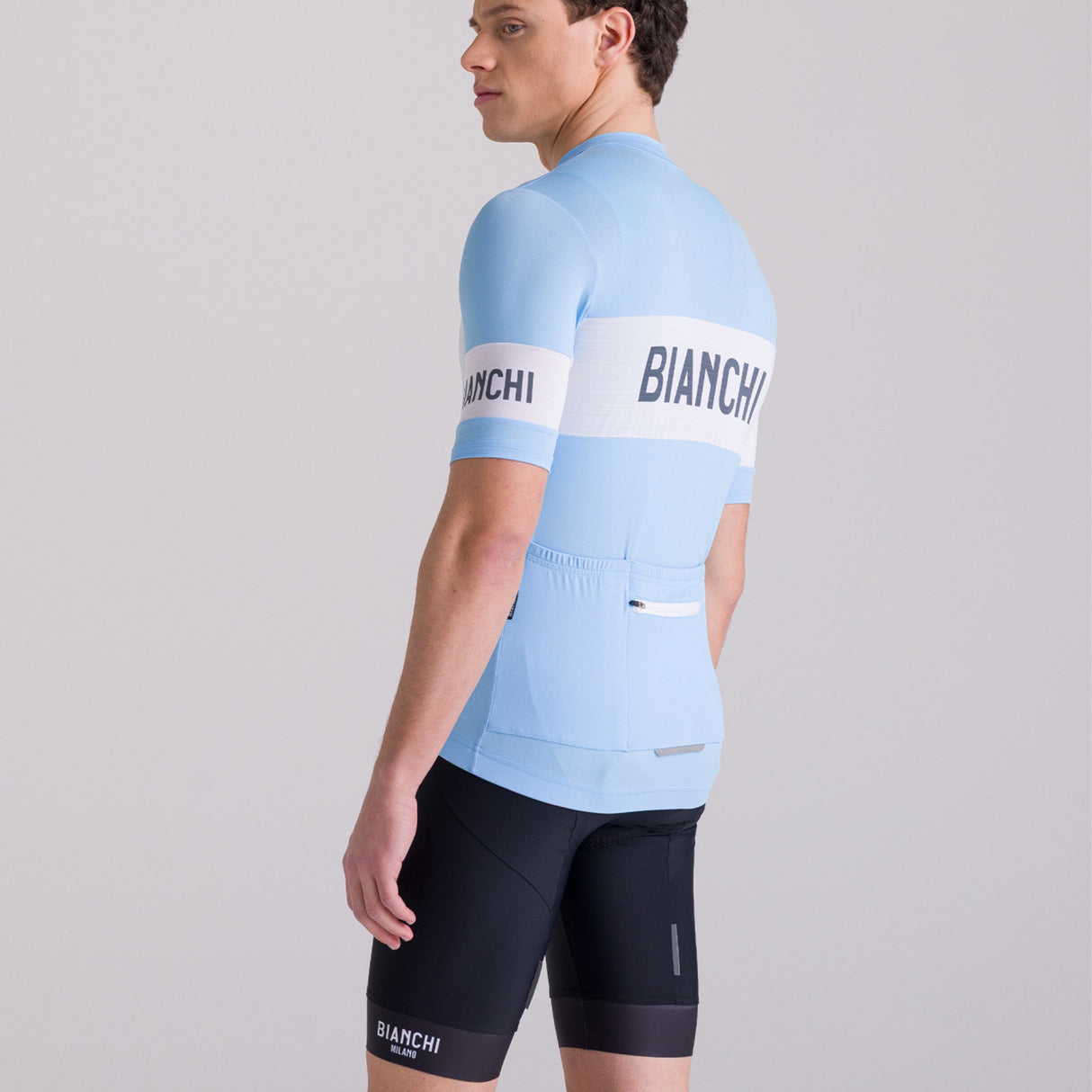 Maglia Bianchi Milano Retro - Azzurro - E