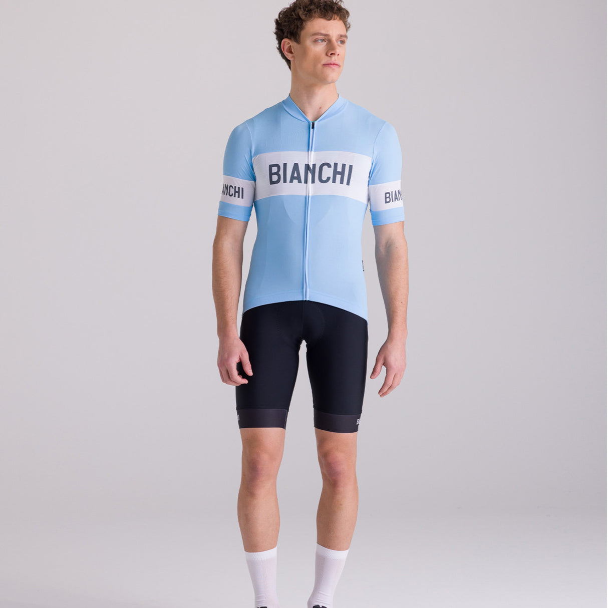 Maglia Bianchi Milano Retro - Azzurro - F