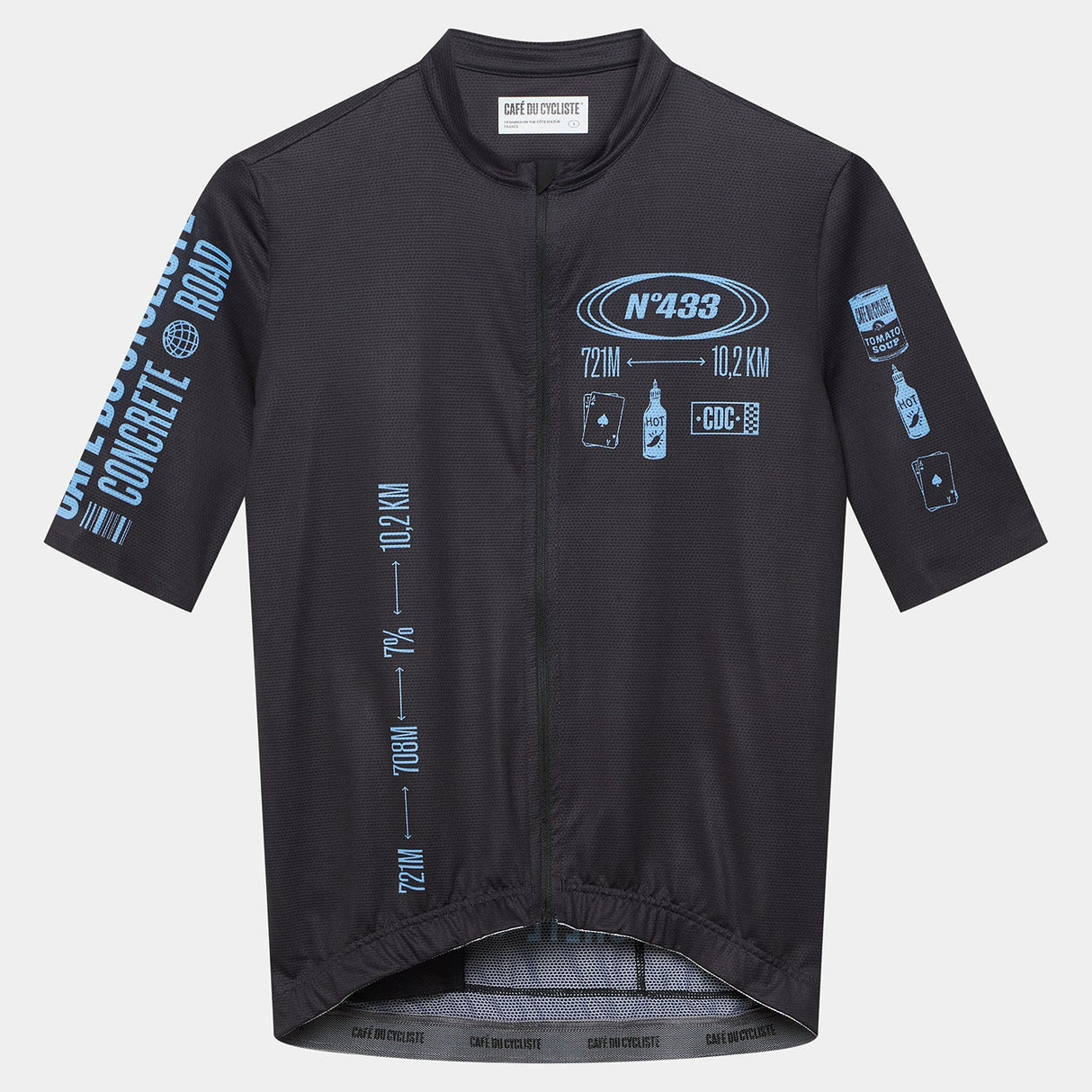 Maglia Cafe du Cycliste Sa Calobra - Nero Café du Cycliste