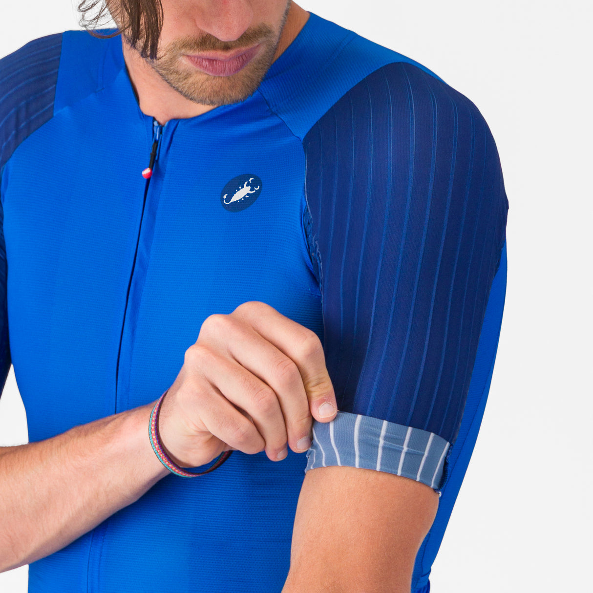 Maglia Castelli Aero Race 8S - Azzurro Castelli