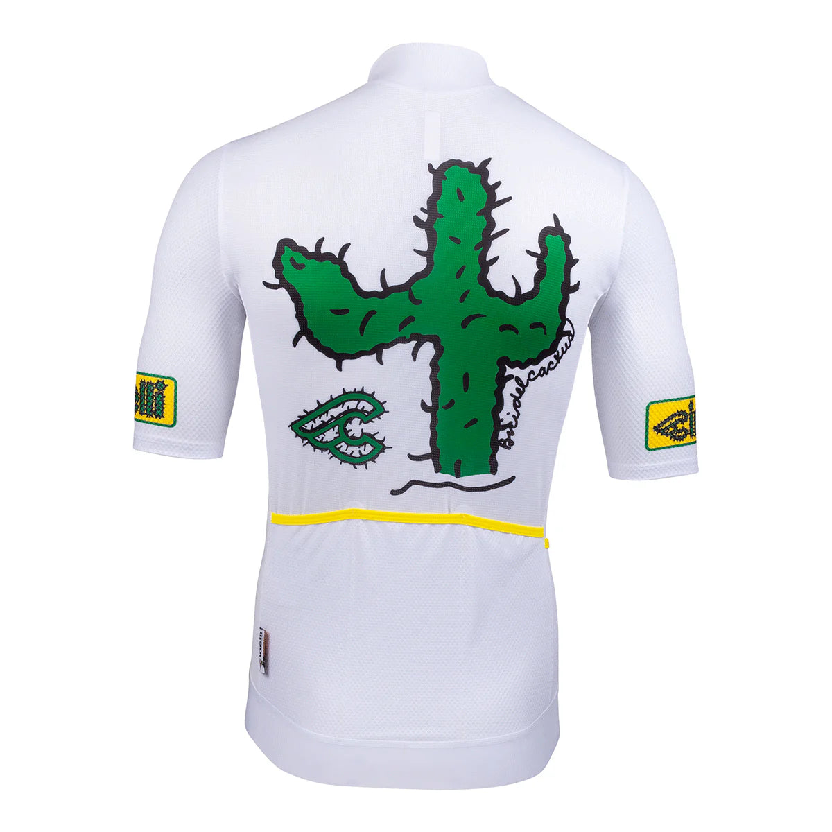 Maillot Cinelli Tempo Mesh Cactus - Blanco
