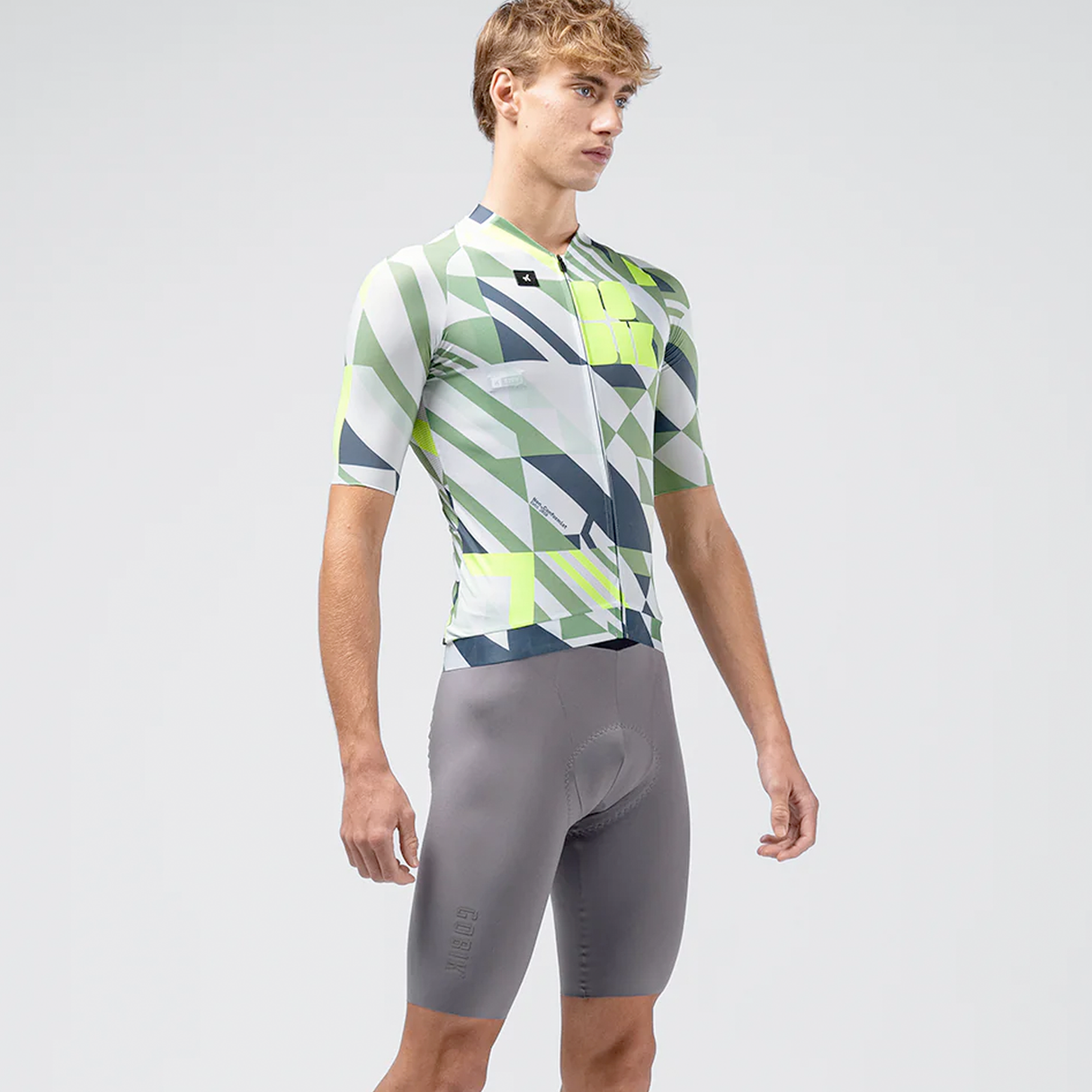 Maillot Gobik CX Pro 4.0 Grid - Verde amarillo