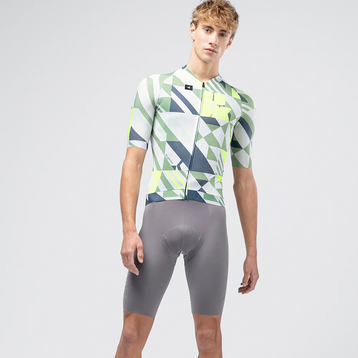 Maillot Gobik CX Pro 4.0 Grid - Verde amarillo