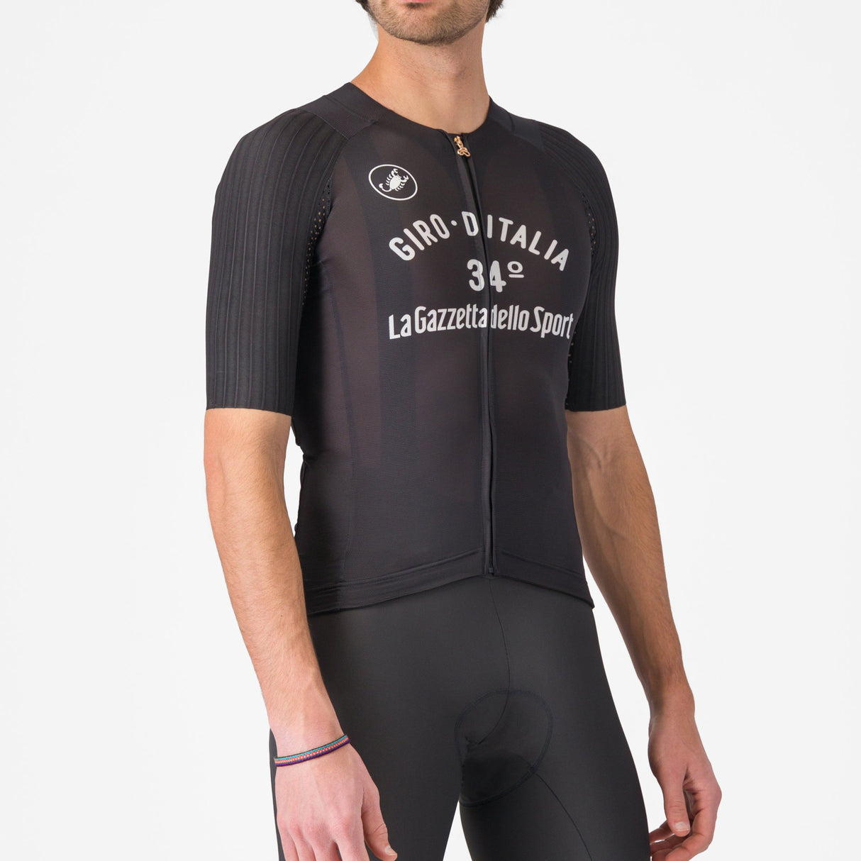 Maglia Nera Vintage 34 Giro d'Italia 2025 Castelli