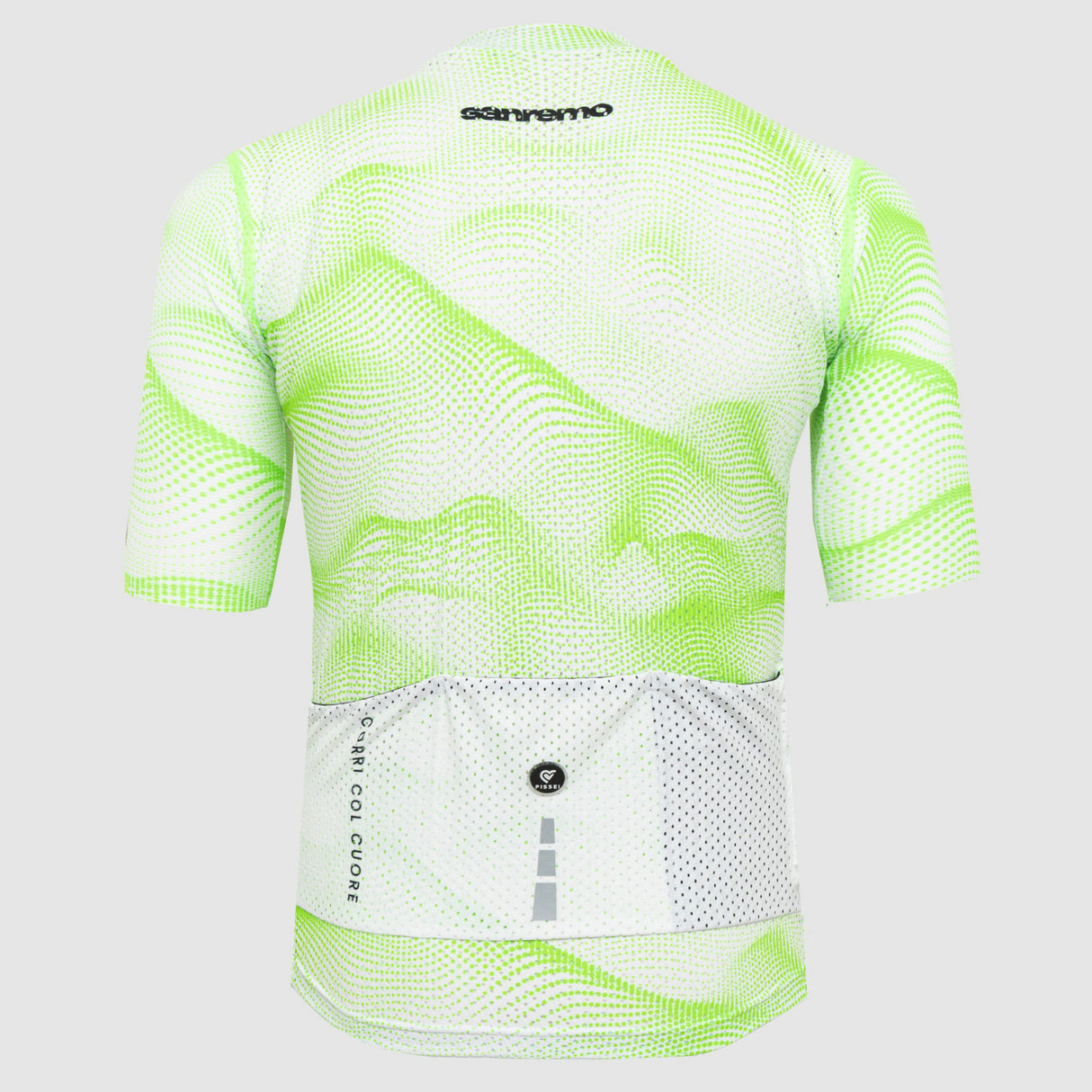 Maglia Pissei Sanremo - Bianco verde Pissei