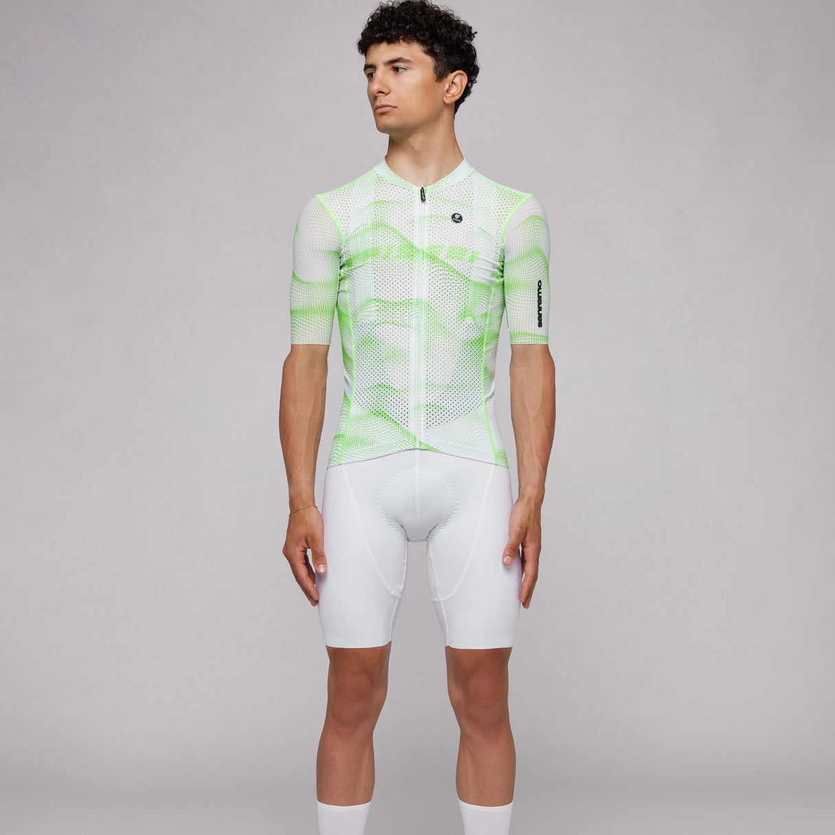 Maglia Pissei Sanremo - Bianco verde Pissei
