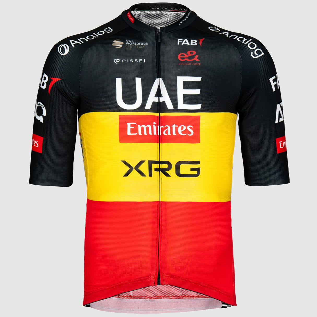 Maillot Pissei UAE Team Emirates - XRG 2026 - Champion de Belgique