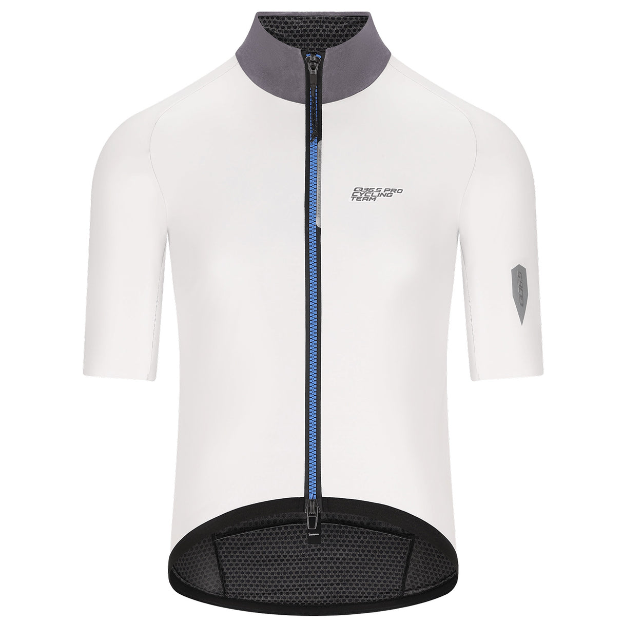 Maglia Q36.5 Pro Cycling Team Rain Shell Aero - Bianco Q36.5