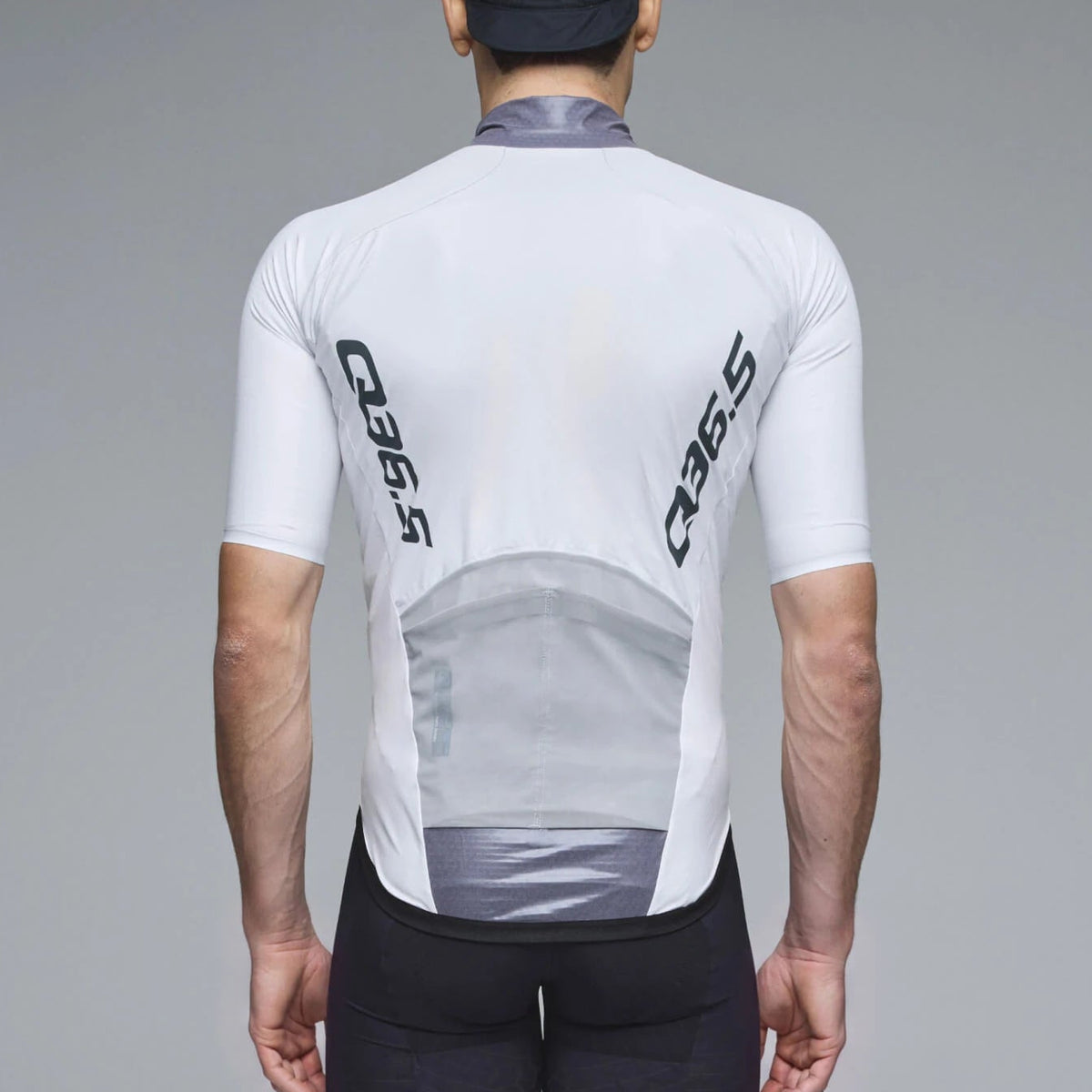 Maillot Q36.5 Rain Shell Aero - Blanco