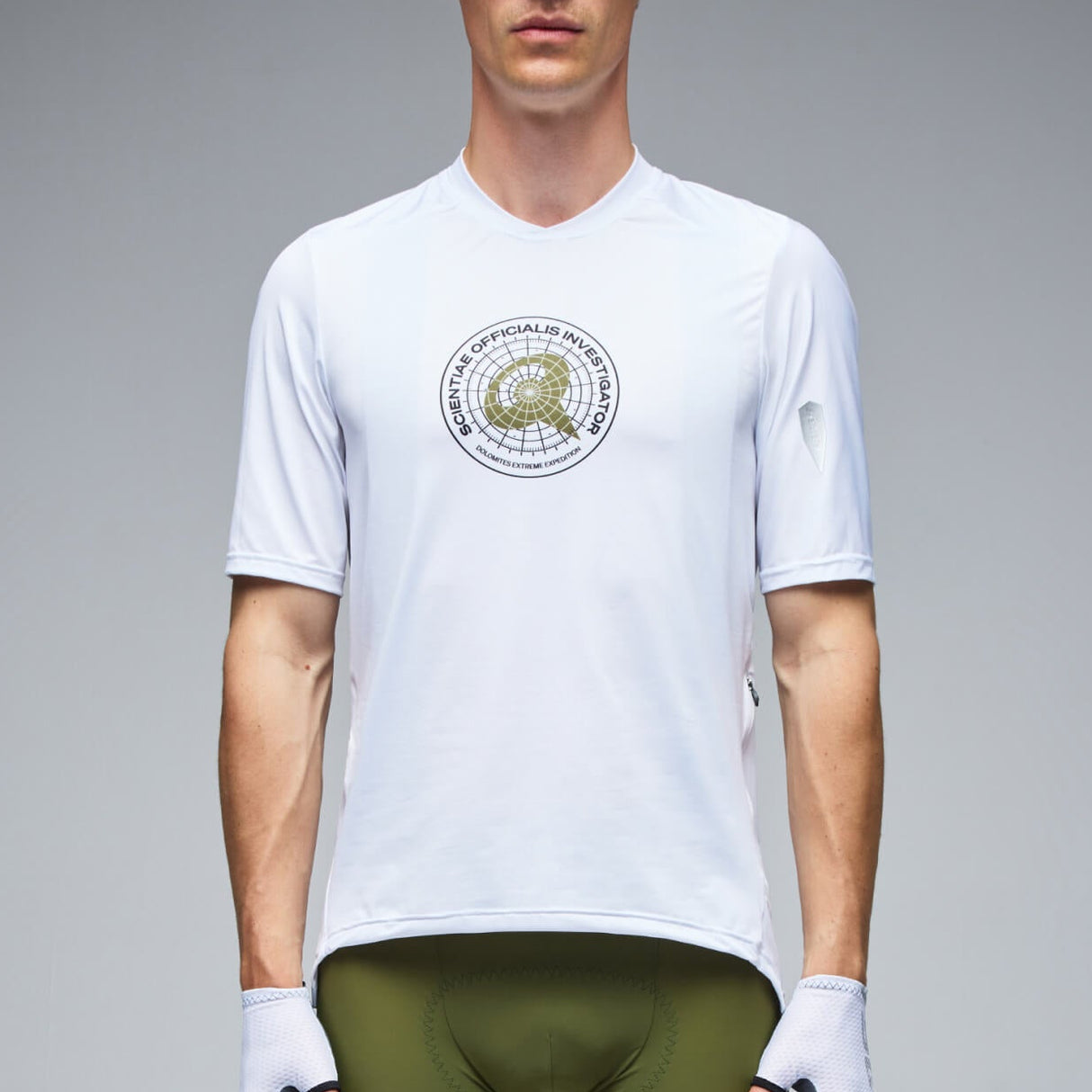 Q36.5 Tech-Shirt Adventure Dolomites Extreme trikot - Weiss