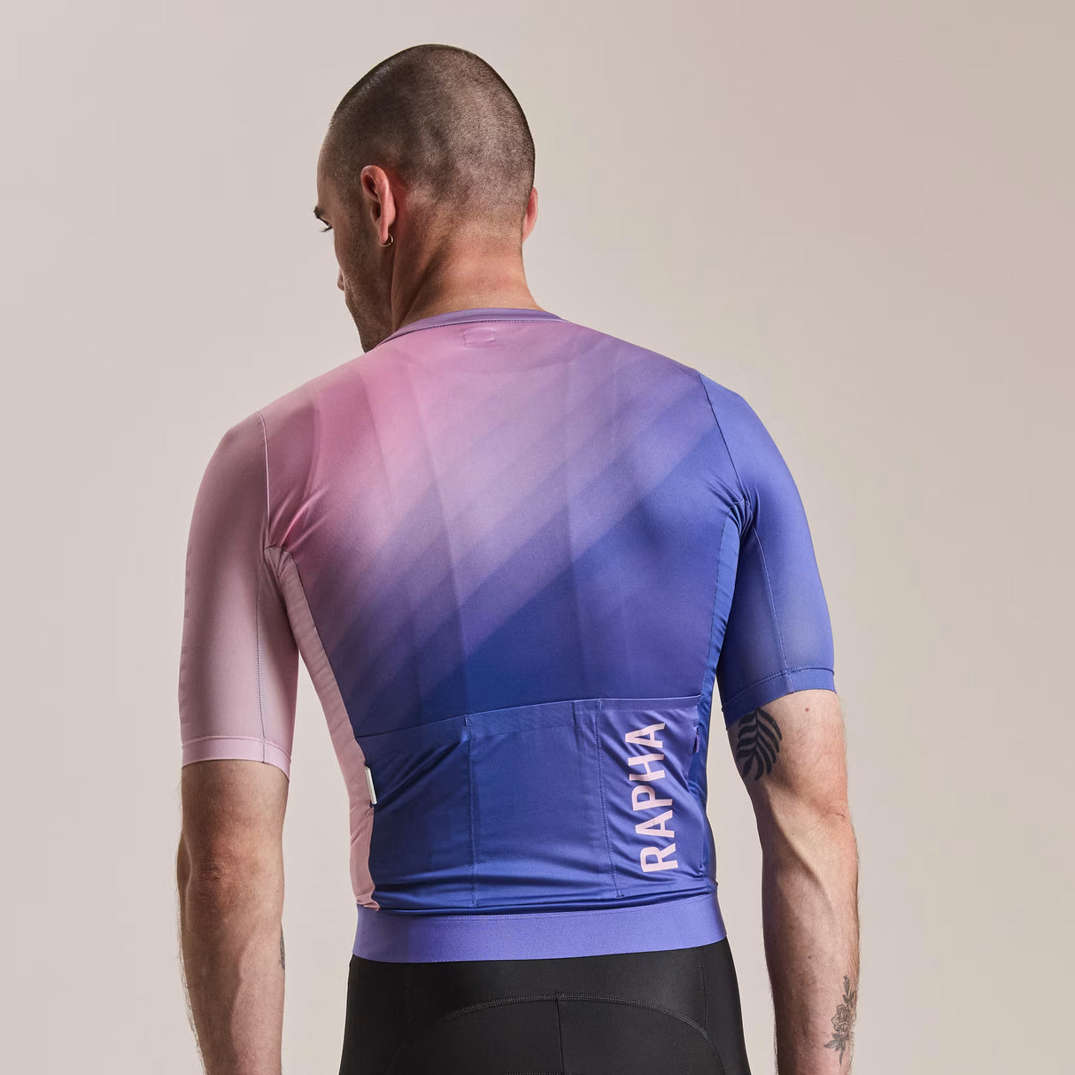 Maglia Rapha Pro Team Training 3 Surface Print - Blu Rapha