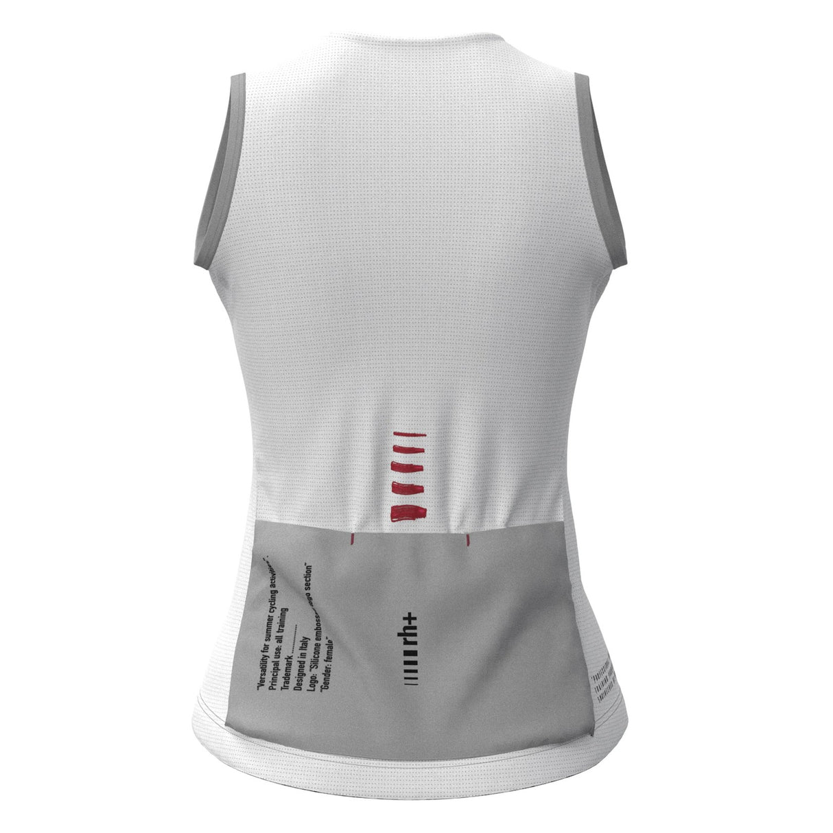 Ärmelloses Rh+ Aries W Trikot - Weiß Zerorh