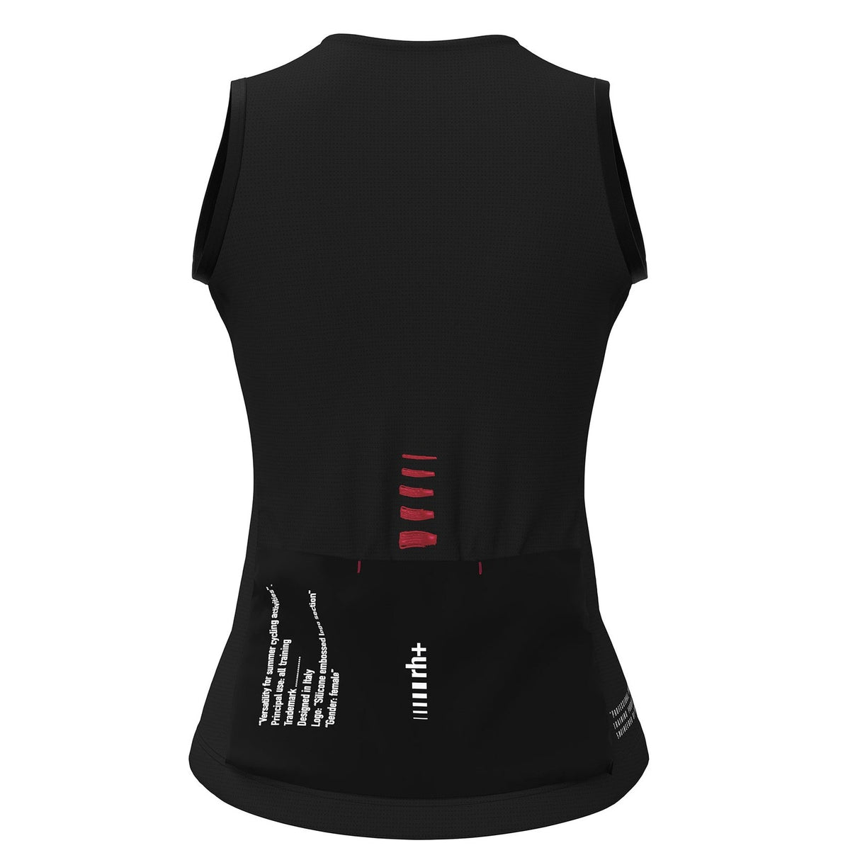 Jersey Rh+ Aries W Sleeveless - Black Zerorh