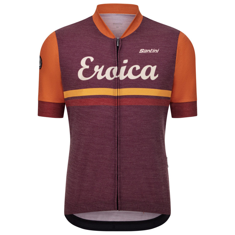 Santini Eroica Iris trikot - Bordeaux
