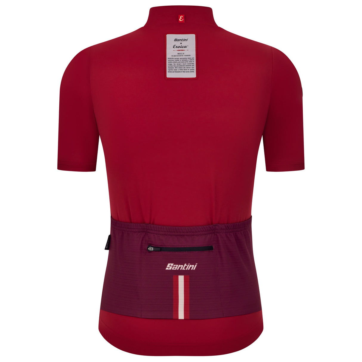 Santini Eroica Orcia trikot - Bordeaux