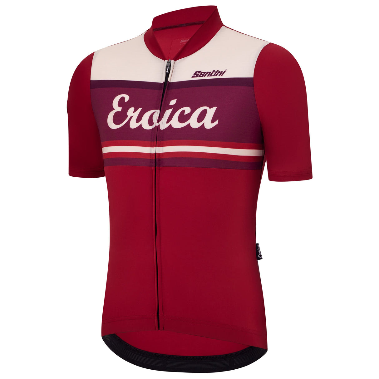 Santini Eroica Orcia trikot - Bordeaux