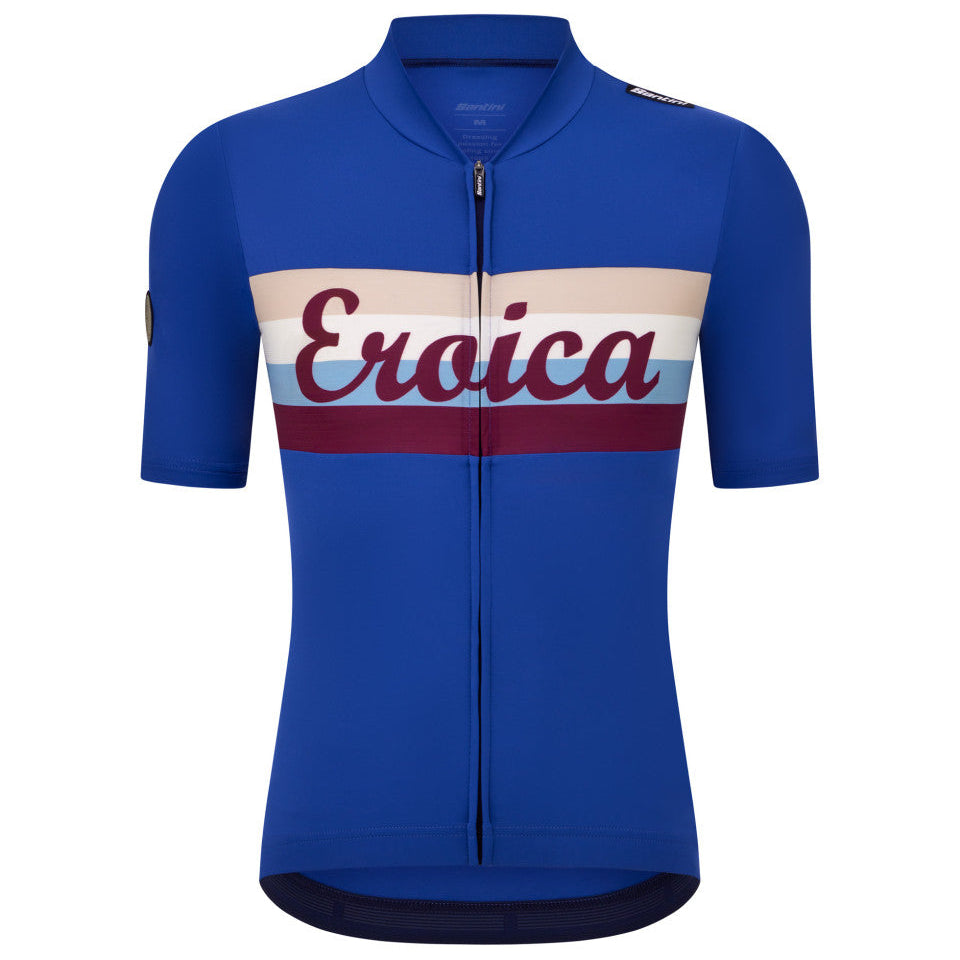 Santini Eroica Timo trikot - Blau