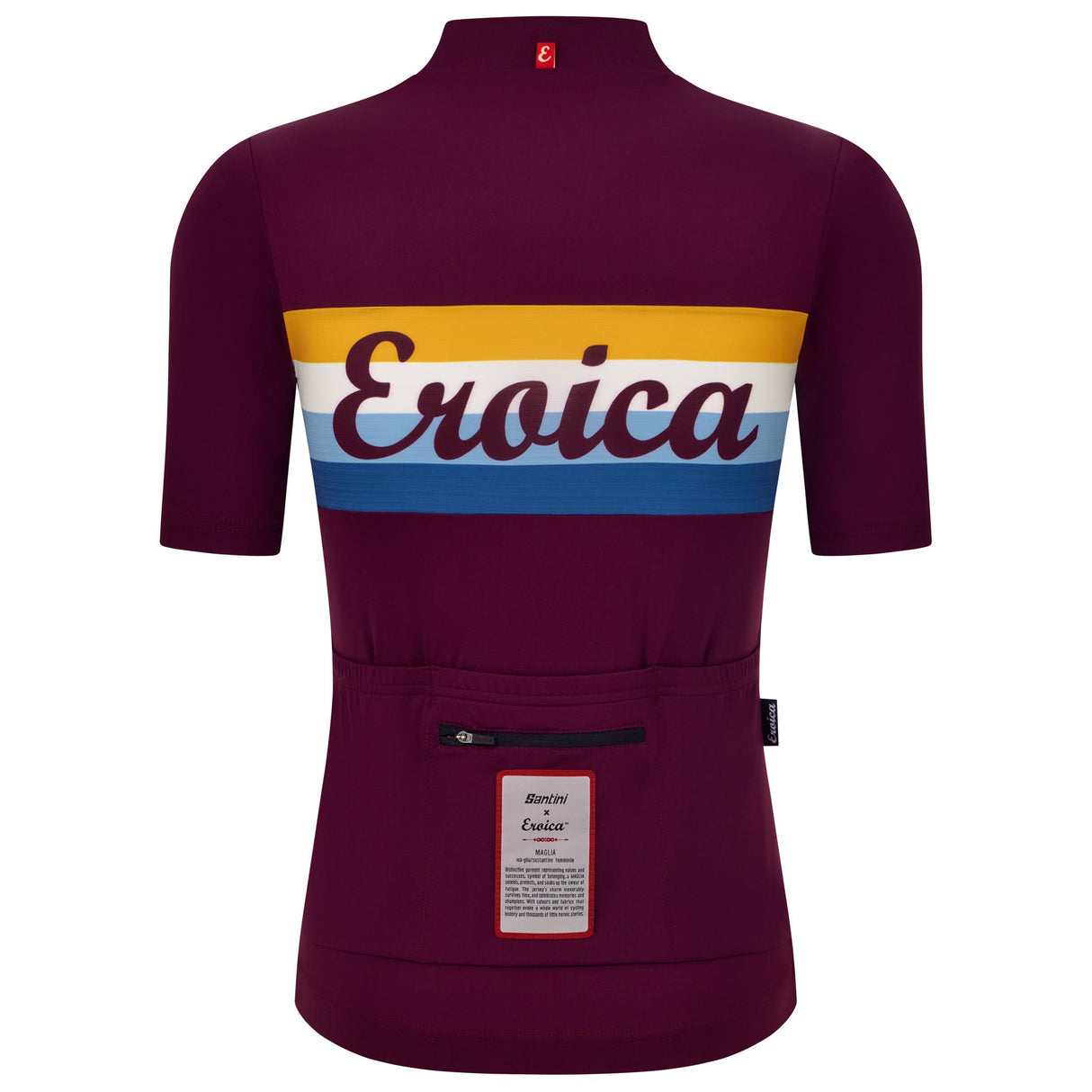 Maglia Santini Eroica Timo - Bordeaux Santini