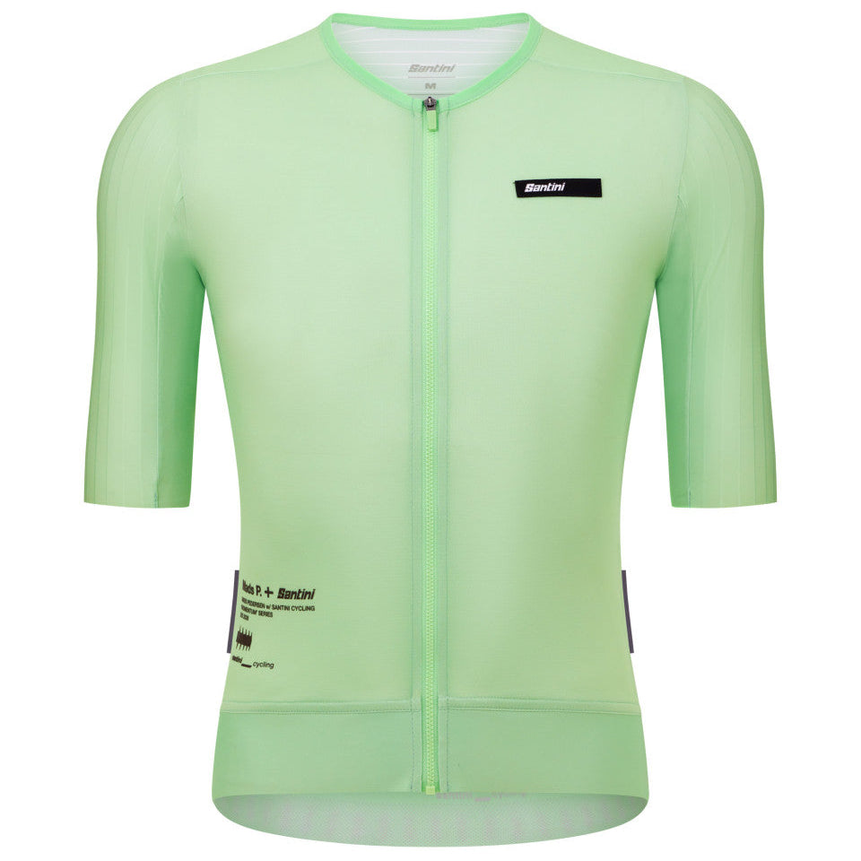 Maglia Santini Mads Pedersen Momentum Series - Verde Santini