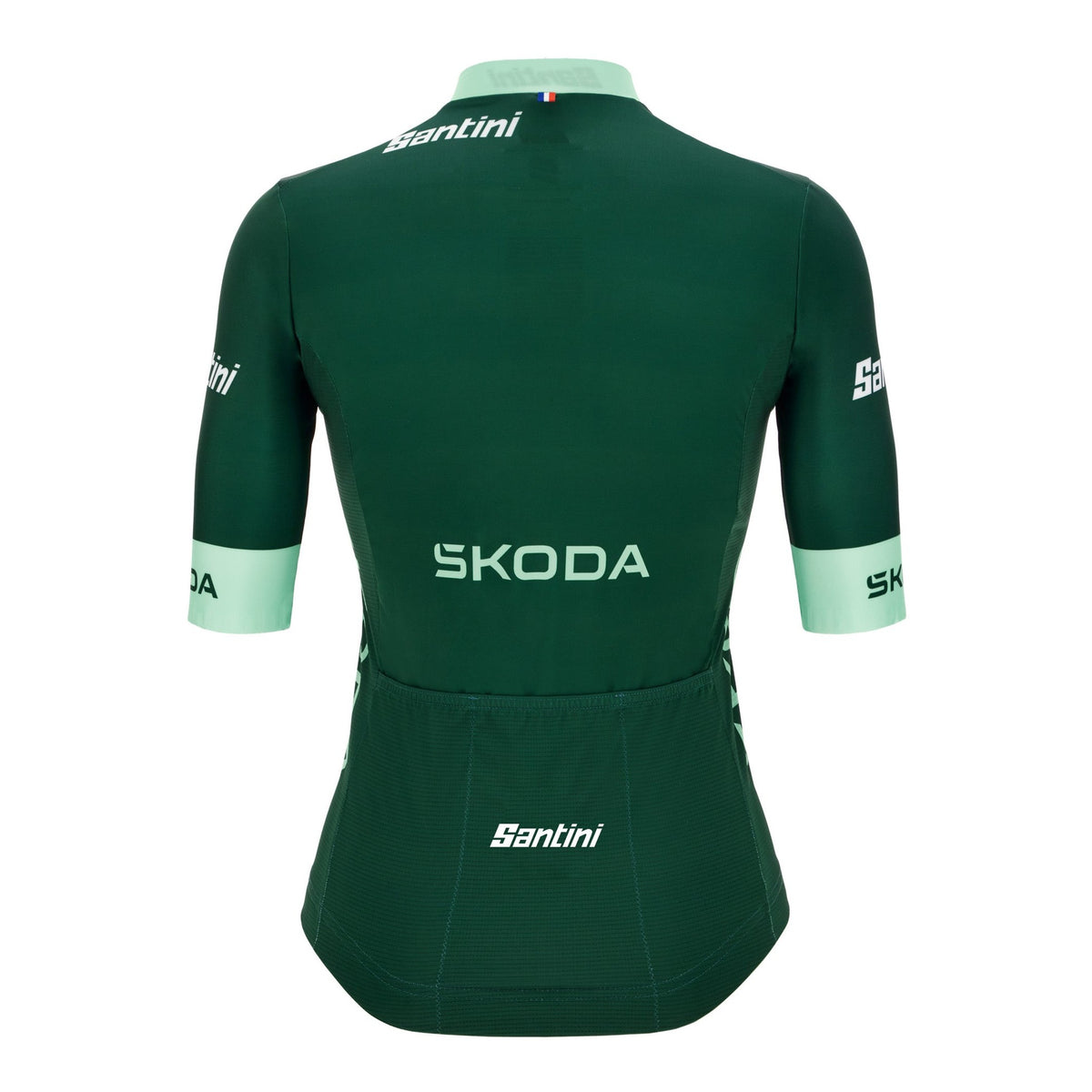 Maillot Santini Verte femme Tour de France 2026 Fan Line