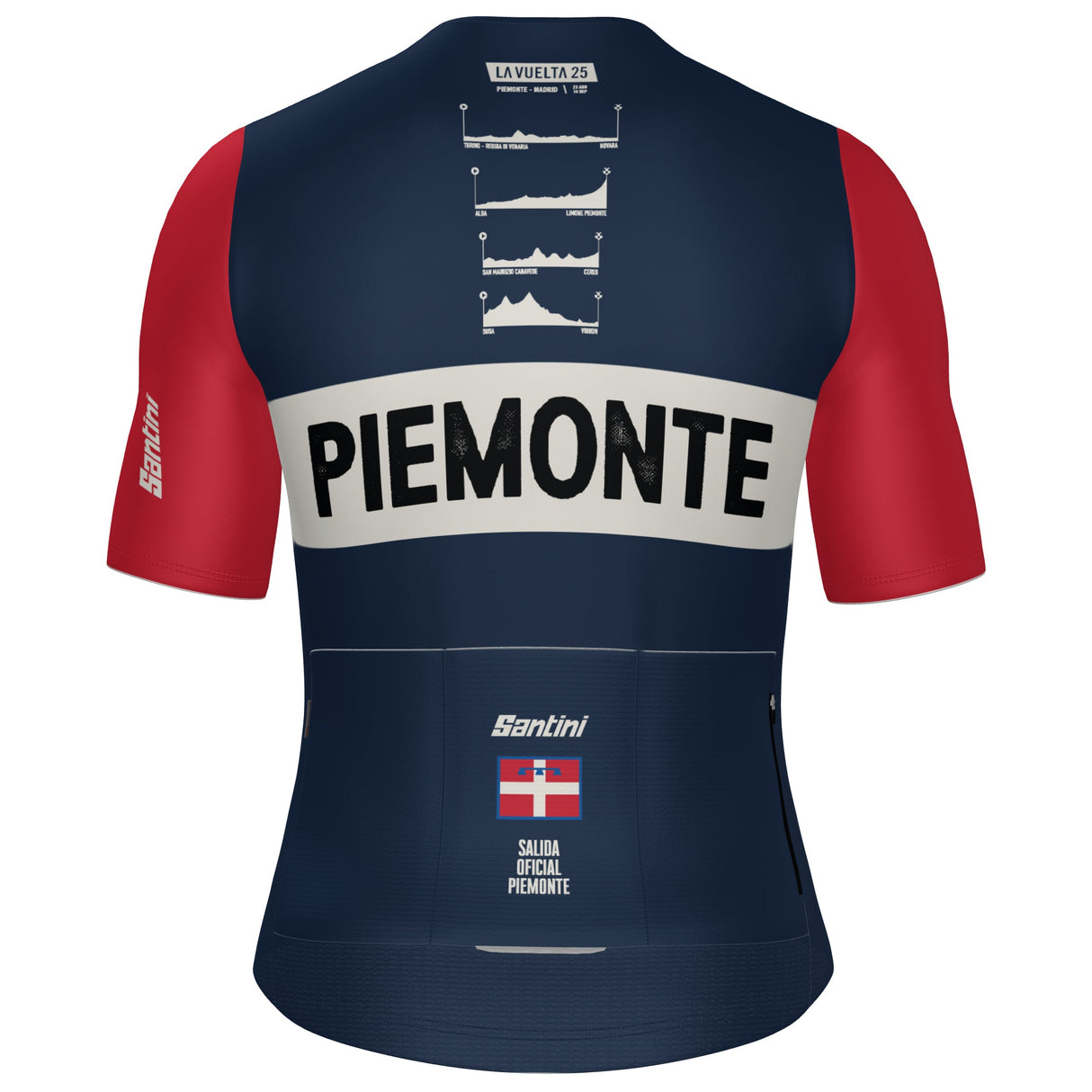 Maglia Santini Vuelta Espana 2025 - Grand Salida Piemonte Santini