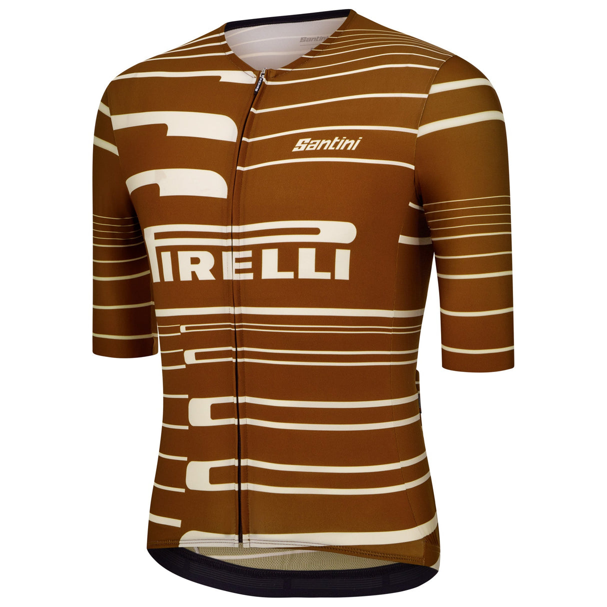 Maillot Santini x PIRELLI Sport Club - Marron
