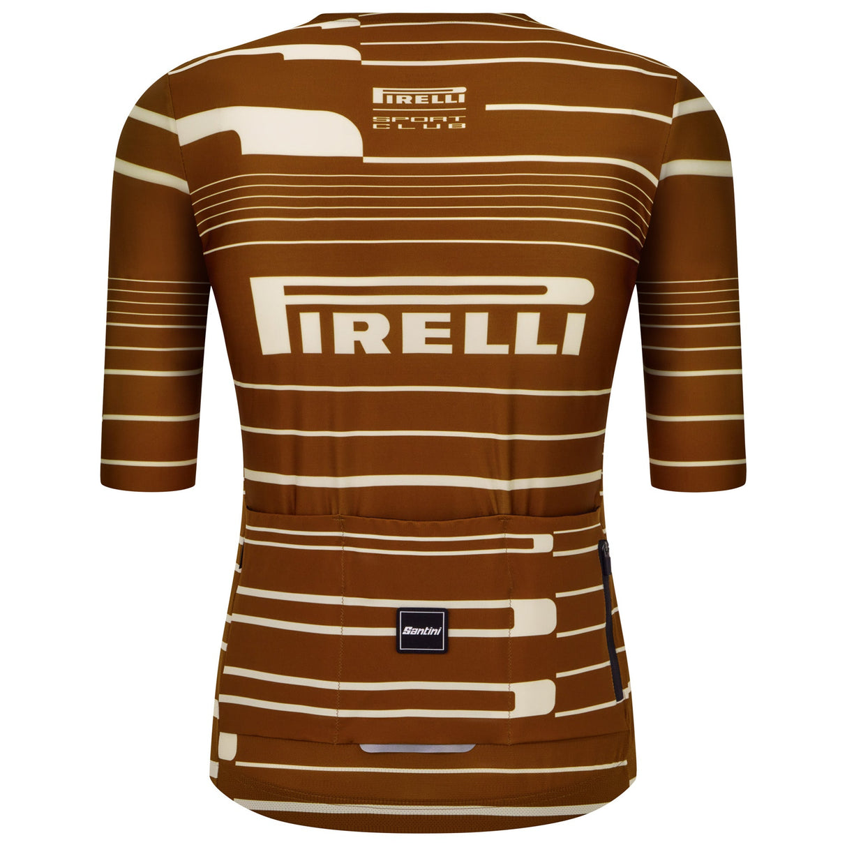 Maillot Santini x PIRELLI Sport Club - Marron