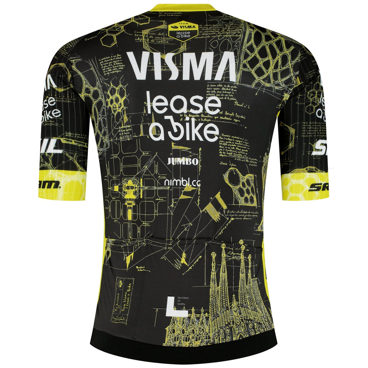Maglia Team Visma Lease a bike 2026 Dream Like a Champion Premium Aero - Tdf Yellow B.