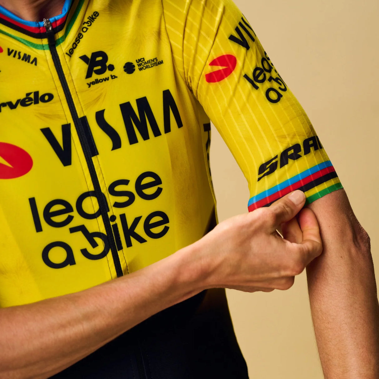 Jersey Team Visma Lease a bike 2026 - Former World Champion