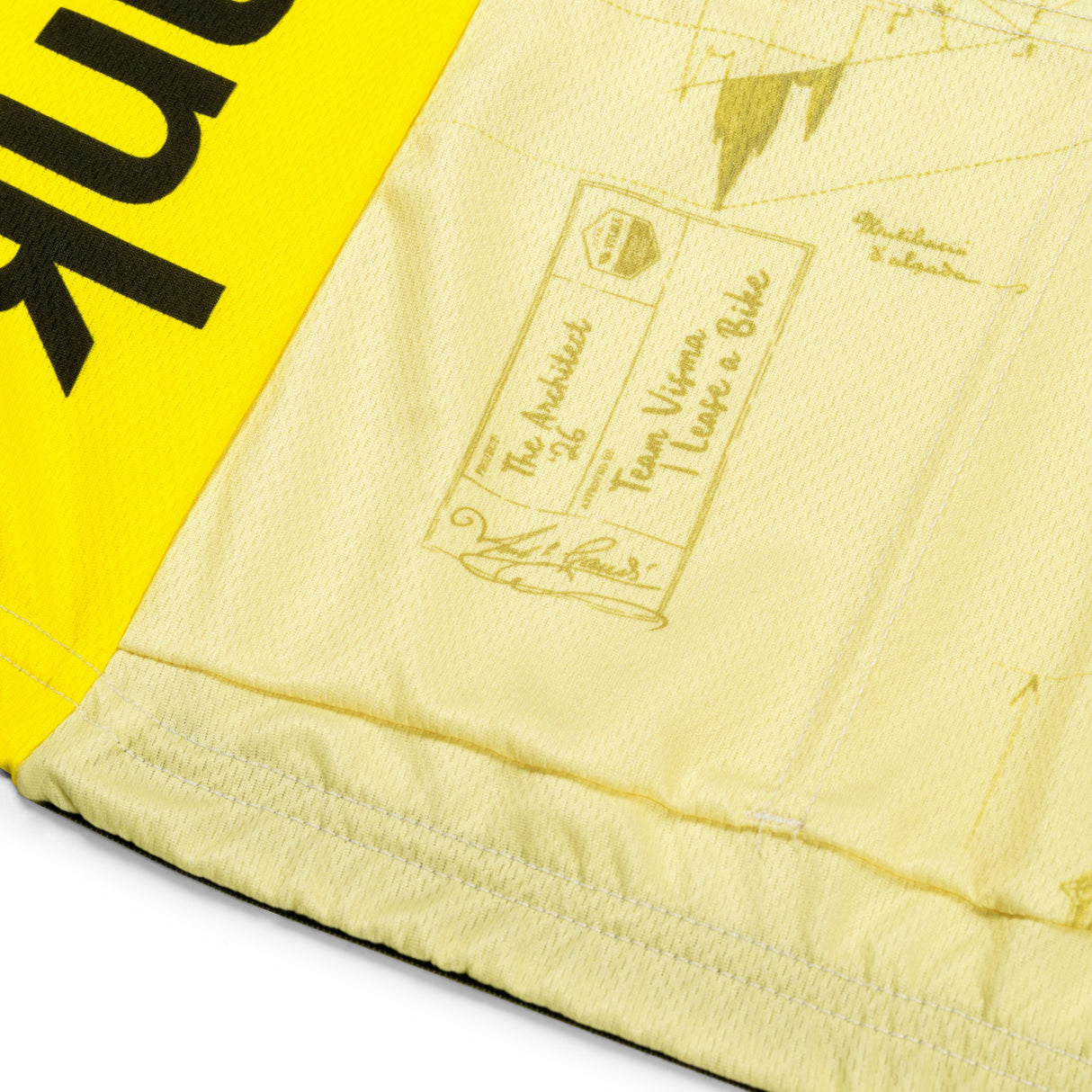 Maglia Team Visma Lease a bike 2026 The Architect - Training Yellow B.