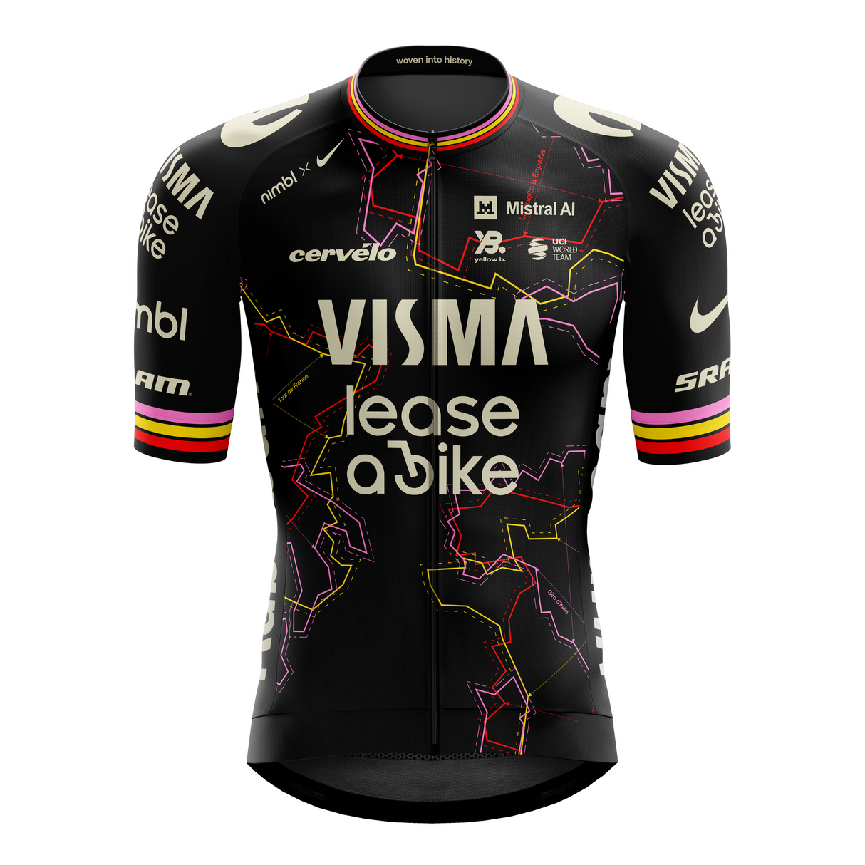 Maillot niño Team Visma Lease a bike 2026 - Giro Trilogy