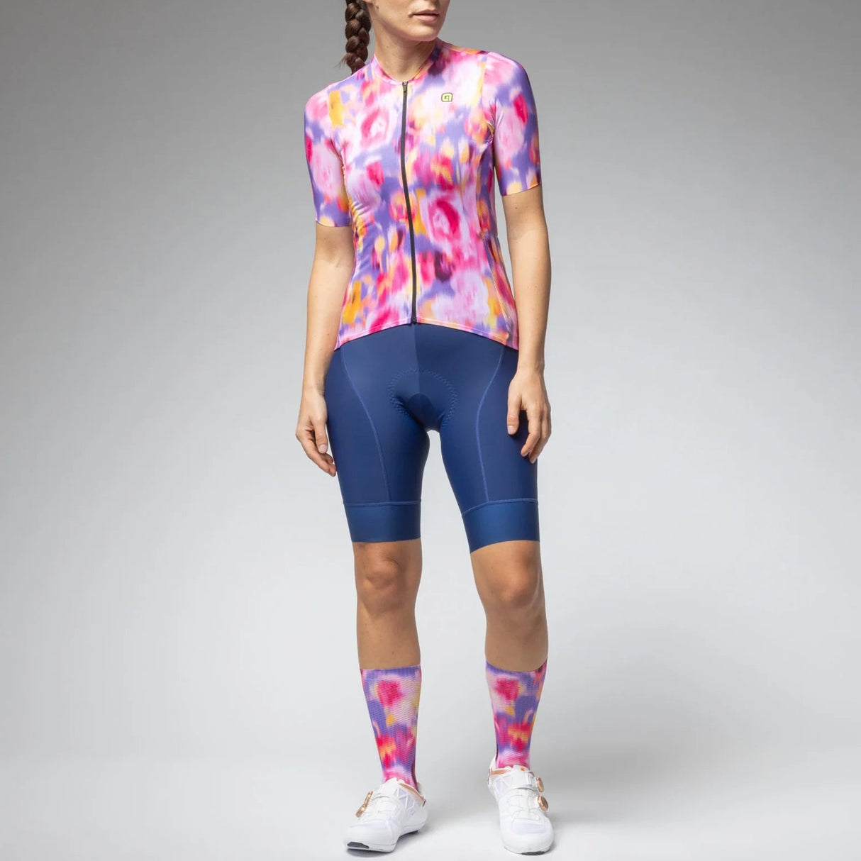 Ale PR-E Jardin 2.0 women jersey - Pink