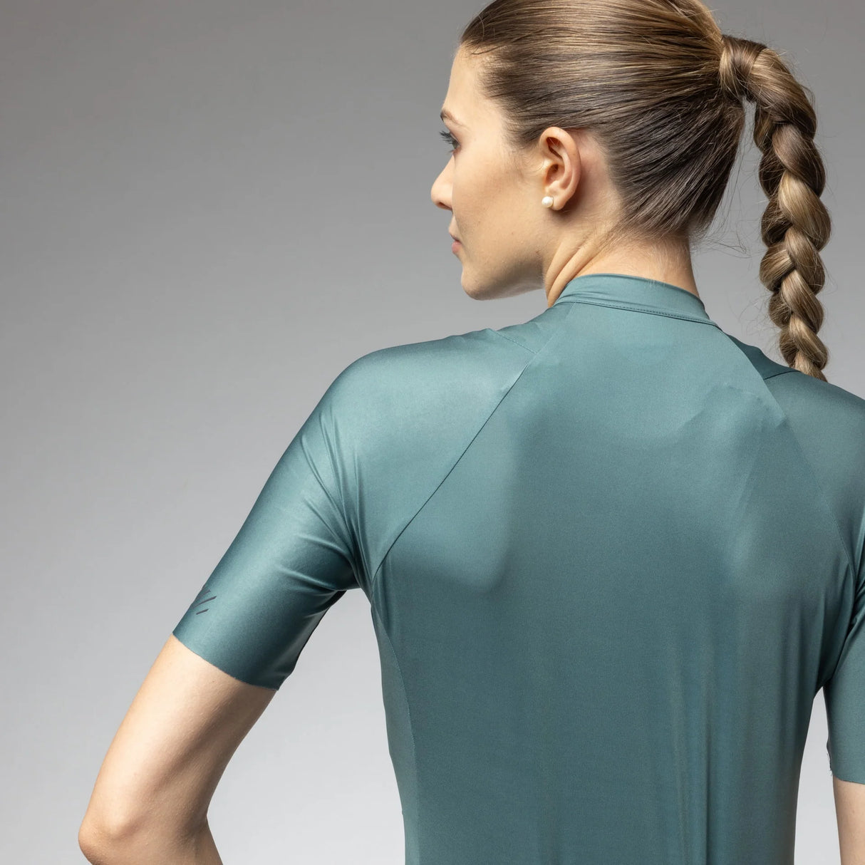 Maillot mujer Ale Pragma Color Block Off Road - Verde claro