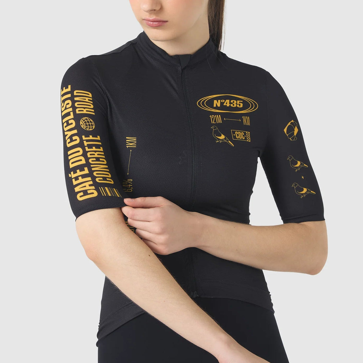 Maglia donna Cafe du Cycliste Paris - Nero Café du Cycliste