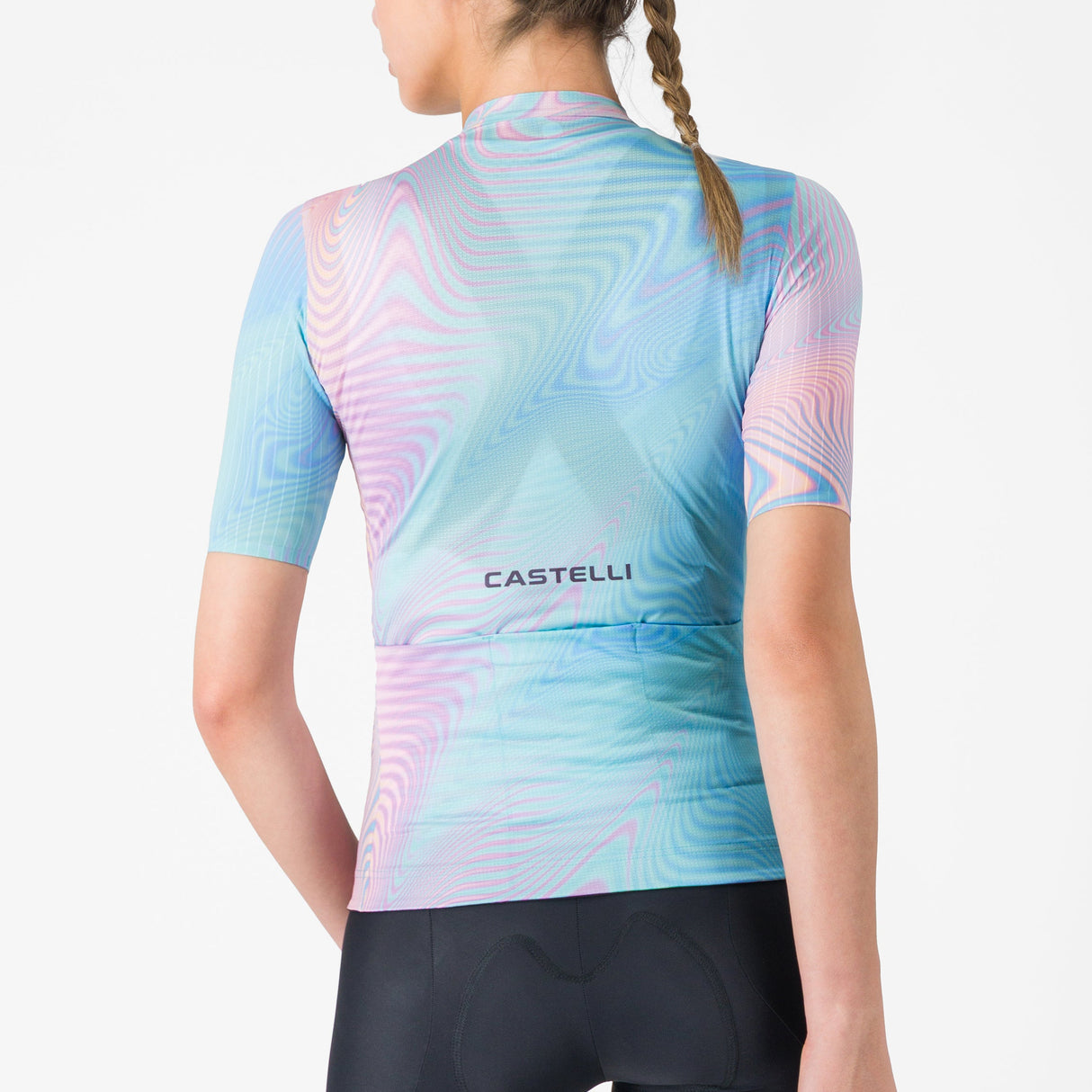Maillot femme Castelli Cosmic Vortex - Rose