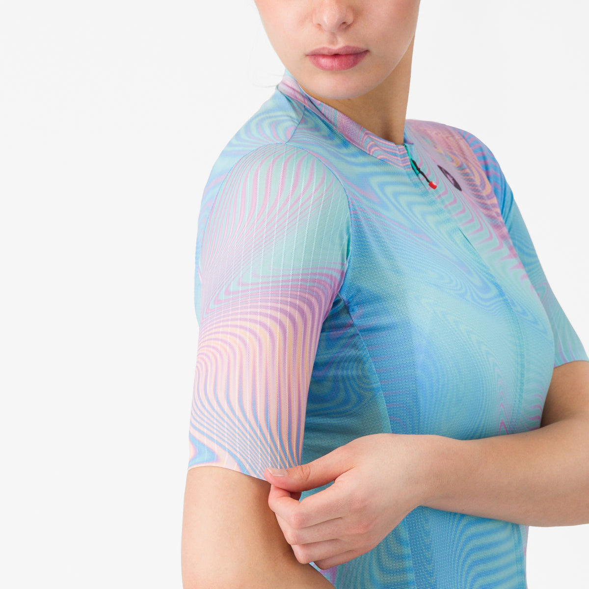 Maillot femme Castelli Cosmic Vortex - Rose