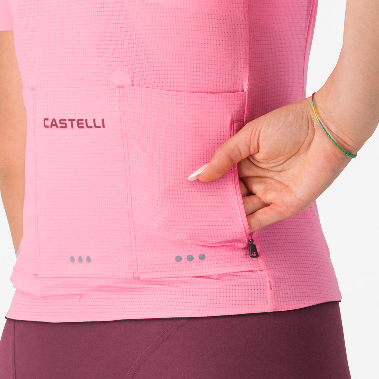Jersey woman Castelli Premio Evo - Pink